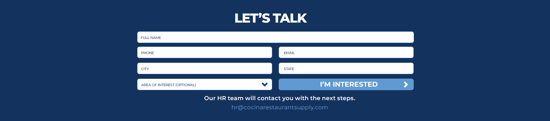 Let's talk